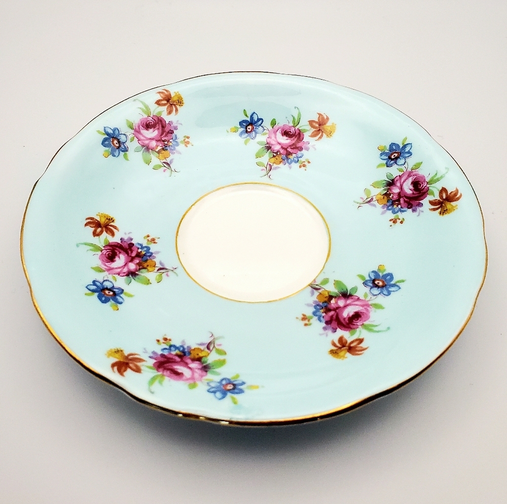 AYNSLEY Cup Saucer Plate English Bone China 1 Replacement Piece Jewellery Keeper